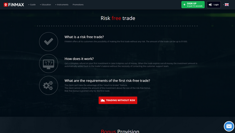 Finmax Trading System: A Flexible Method to Online Binary Options
